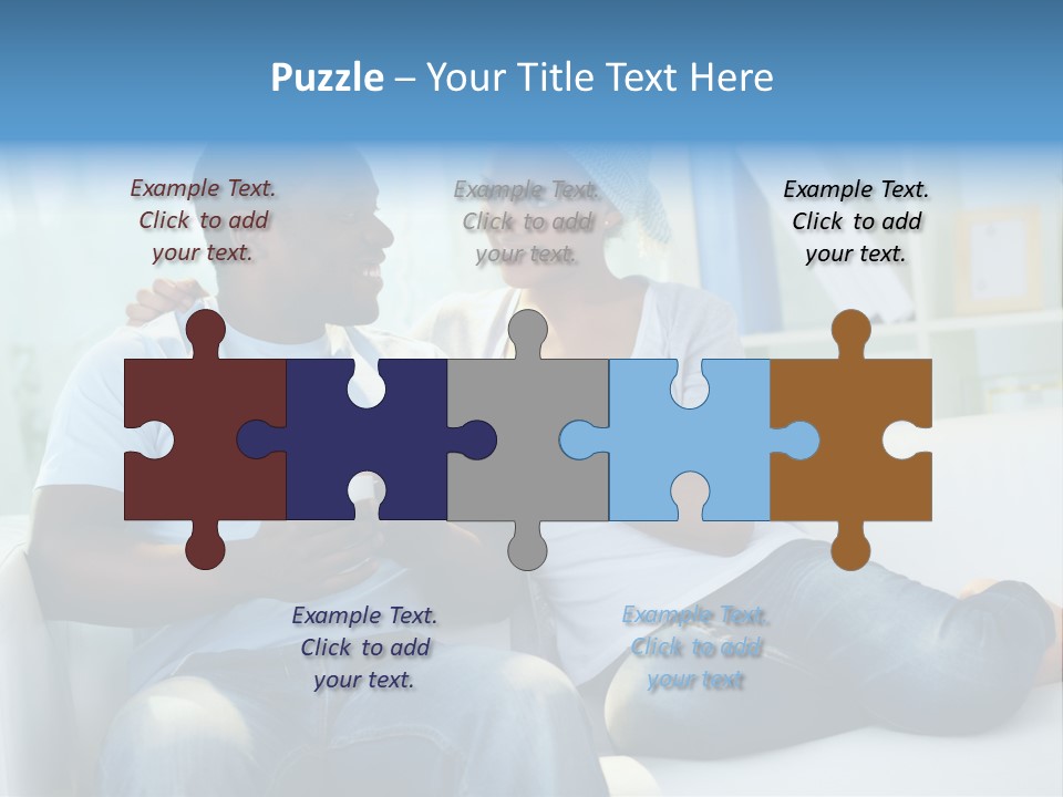 Couple Feminine Pretty PowerPoint Template