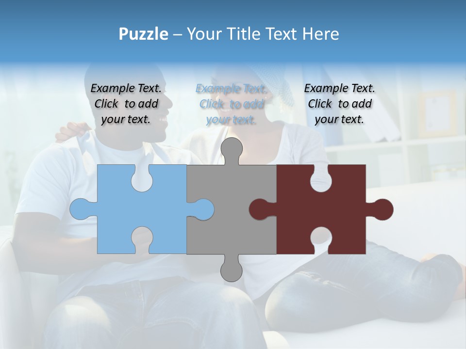 Couple Feminine Pretty PowerPoint Template