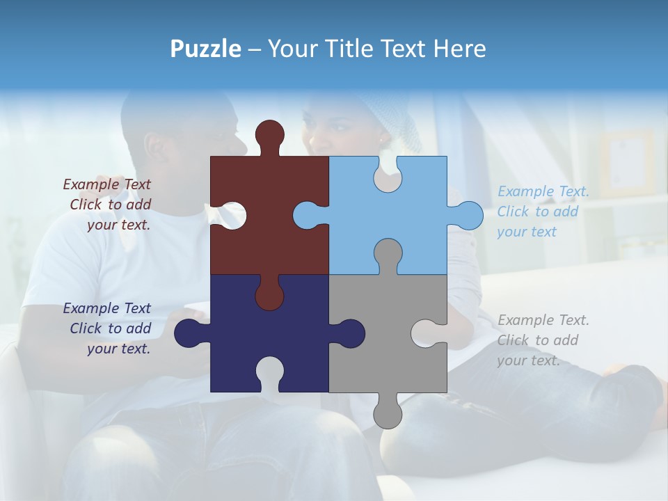 Couple Feminine Pretty PowerPoint Template