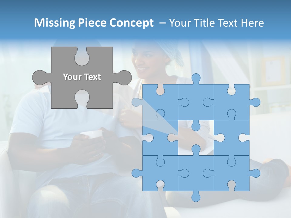 Couple Feminine Pretty PowerPoint Template