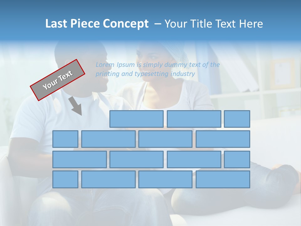 Couple Feminine Pretty PowerPoint Template