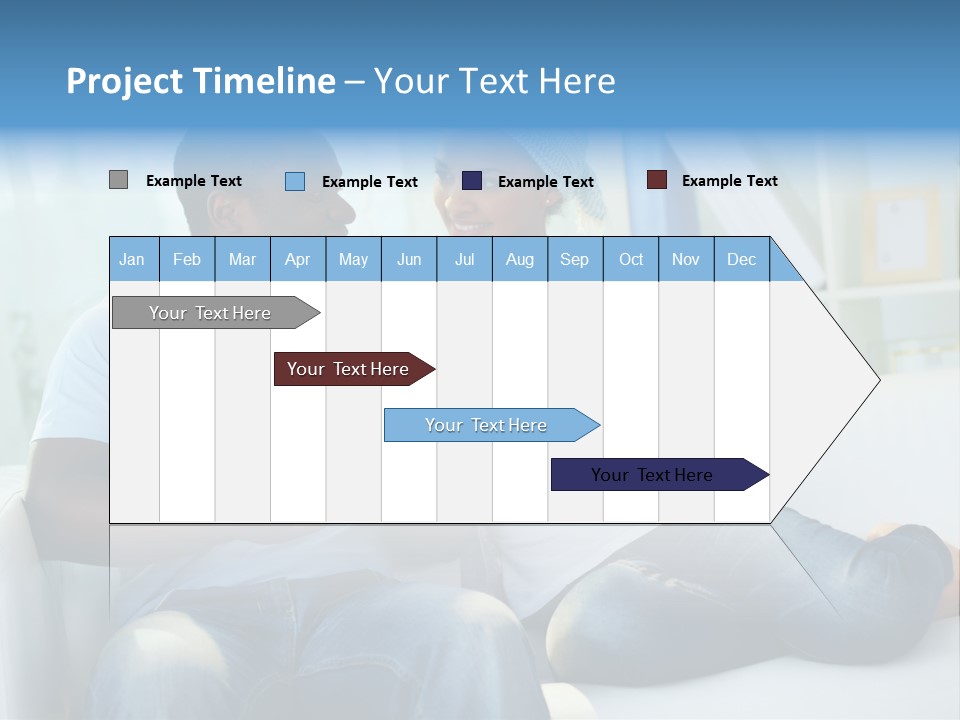 Couple Feminine Pretty PowerPoint Template