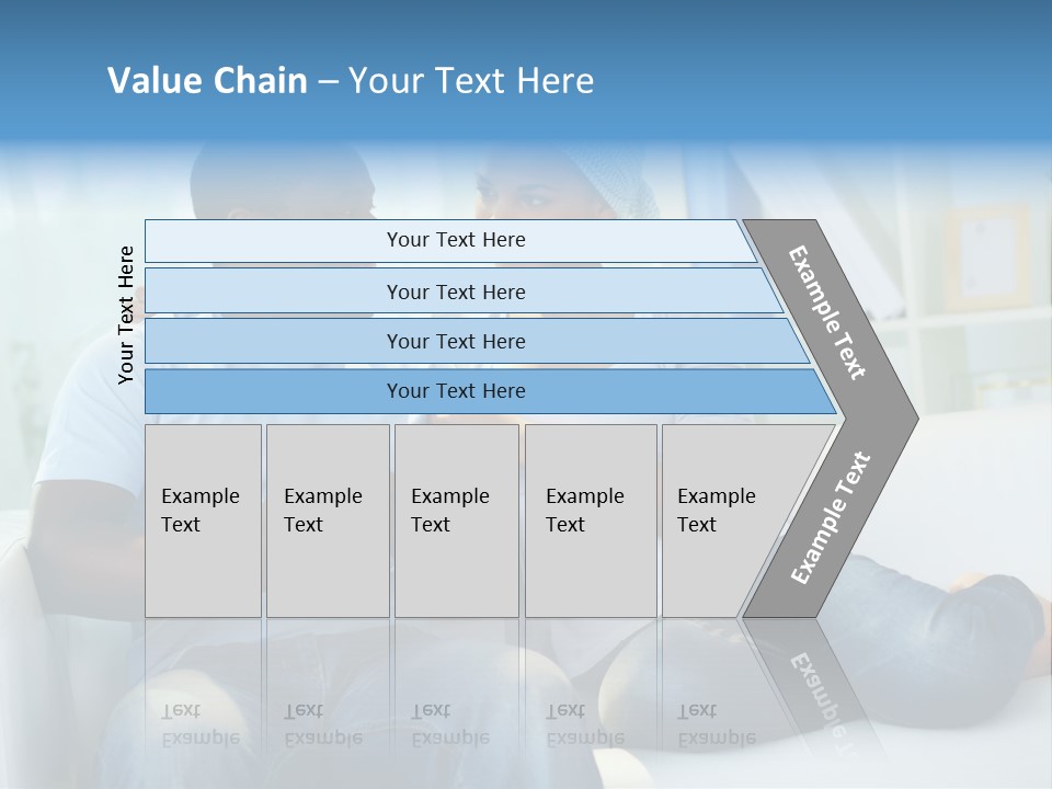 Couple Feminine Pretty PowerPoint Template