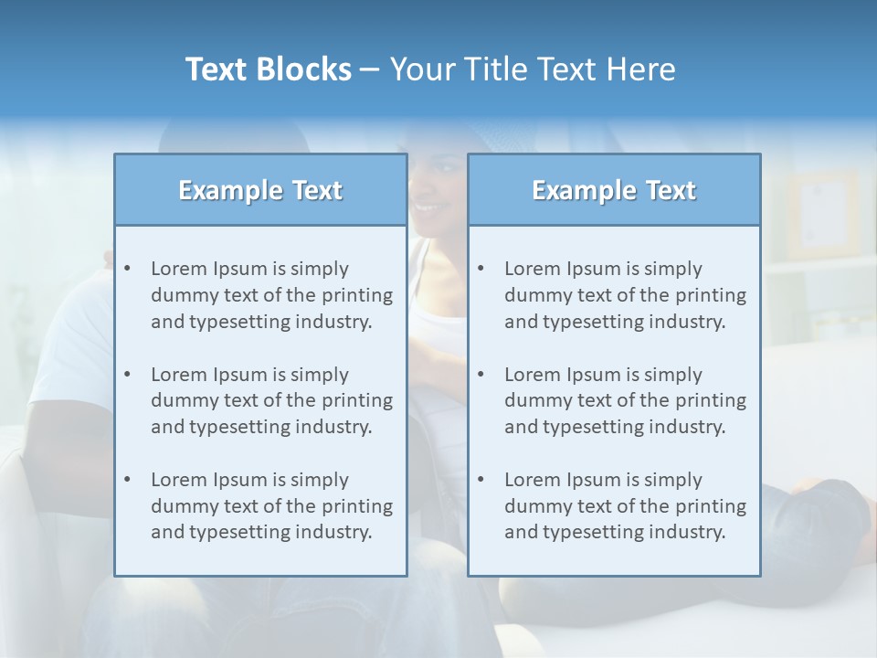 Couple Feminine Pretty PowerPoint Template