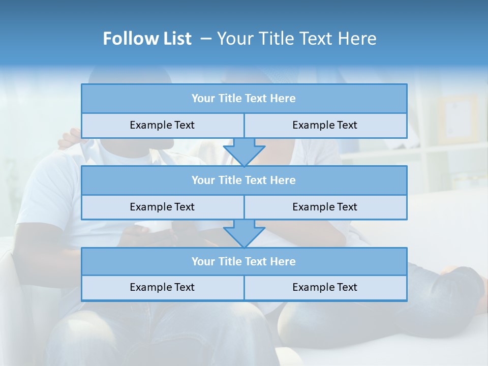 Couple Feminine Pretty PowerPoint Template