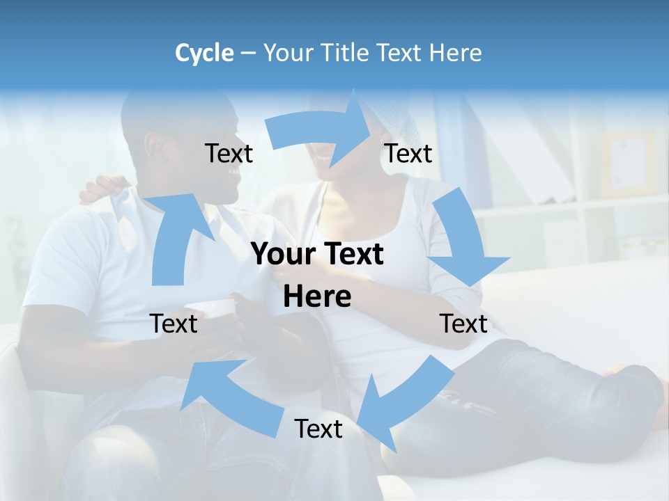 Couple Feminine Pretty PowerPoint Template