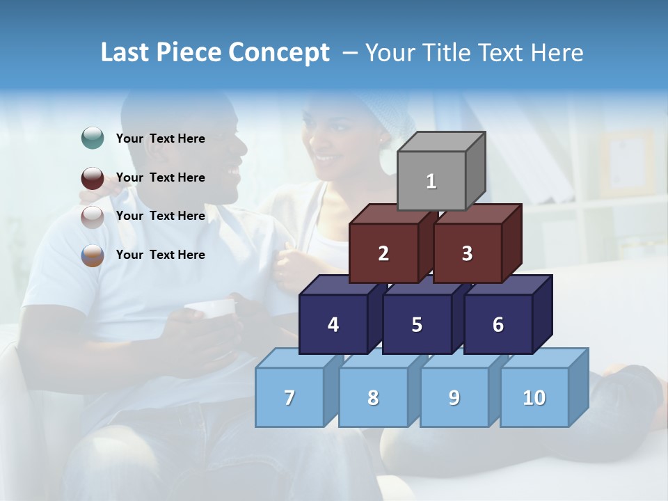 Couple Feminine Pretty PowerPoint Template