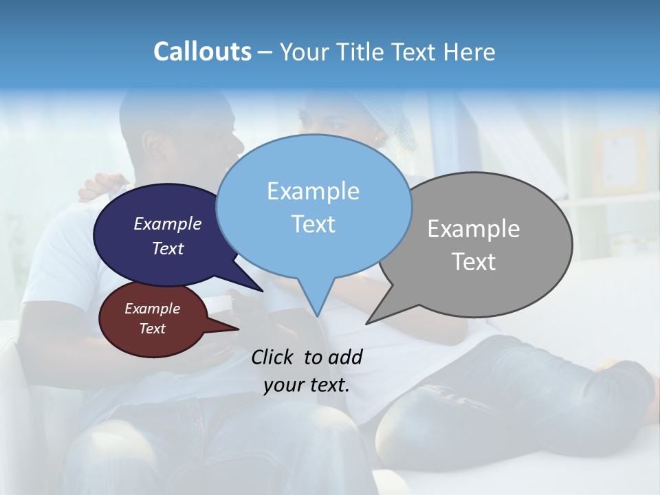 Couple Feminine Pretty PowerPoint Template