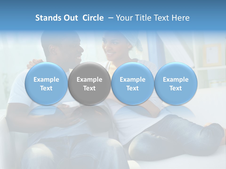 Couple Feminine Pretty PowerPoint Template