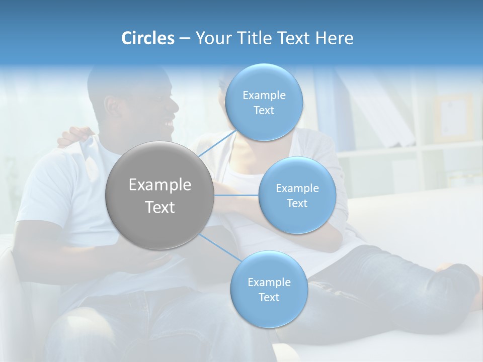 Couple Feminine Pretty PowerPoint Template