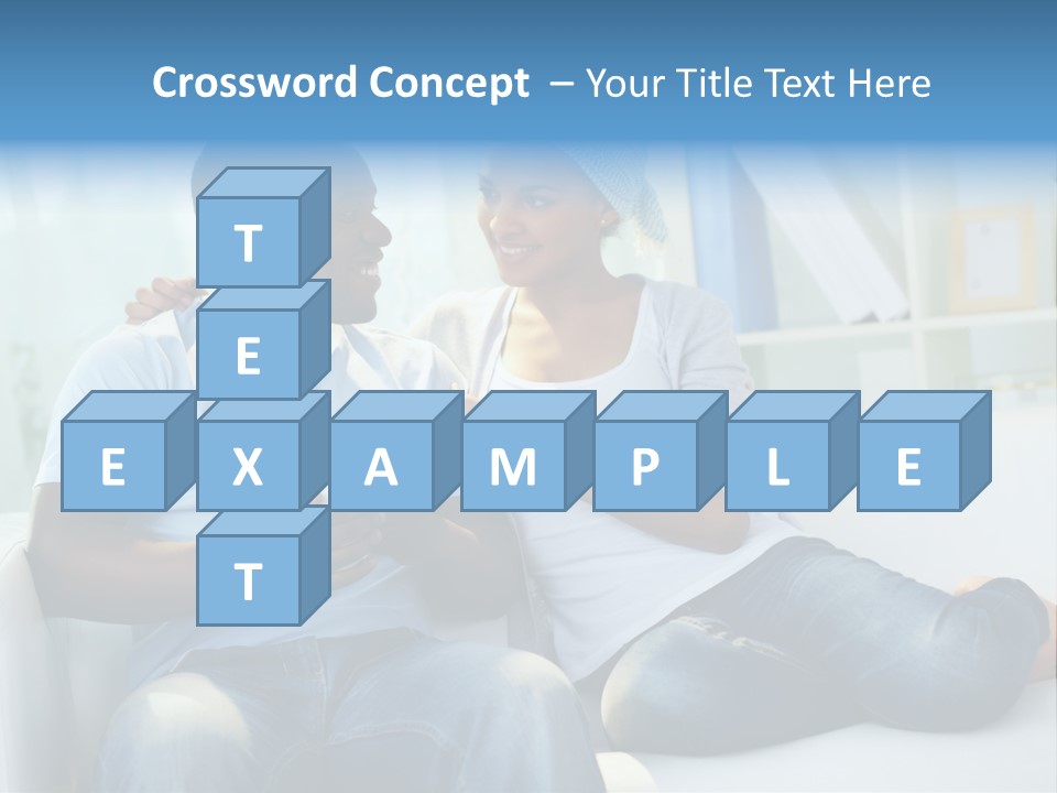 Couple Feminine Pretty PowerPoint Template