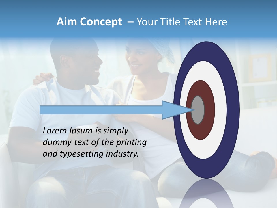 Couple Feminine Pretty PowerPoint Template