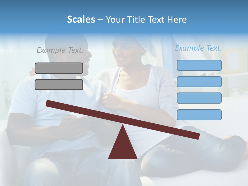 Couple Feminine Pretty PowerPoint Template