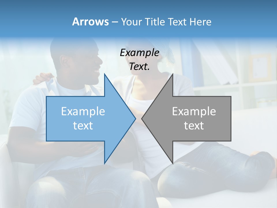 Couple Feminine Pretty PowerPoint Template