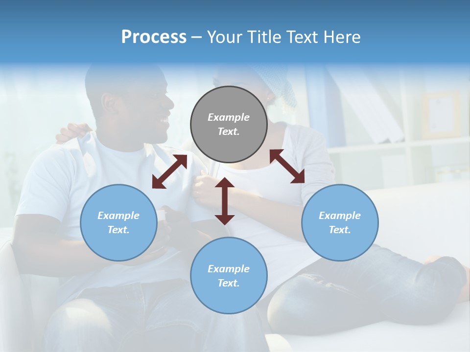 Couple Feminine Pretty PowerPoint Template