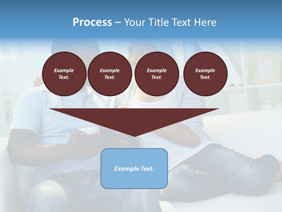 Couple Feminine Pretty PowerPoint Template