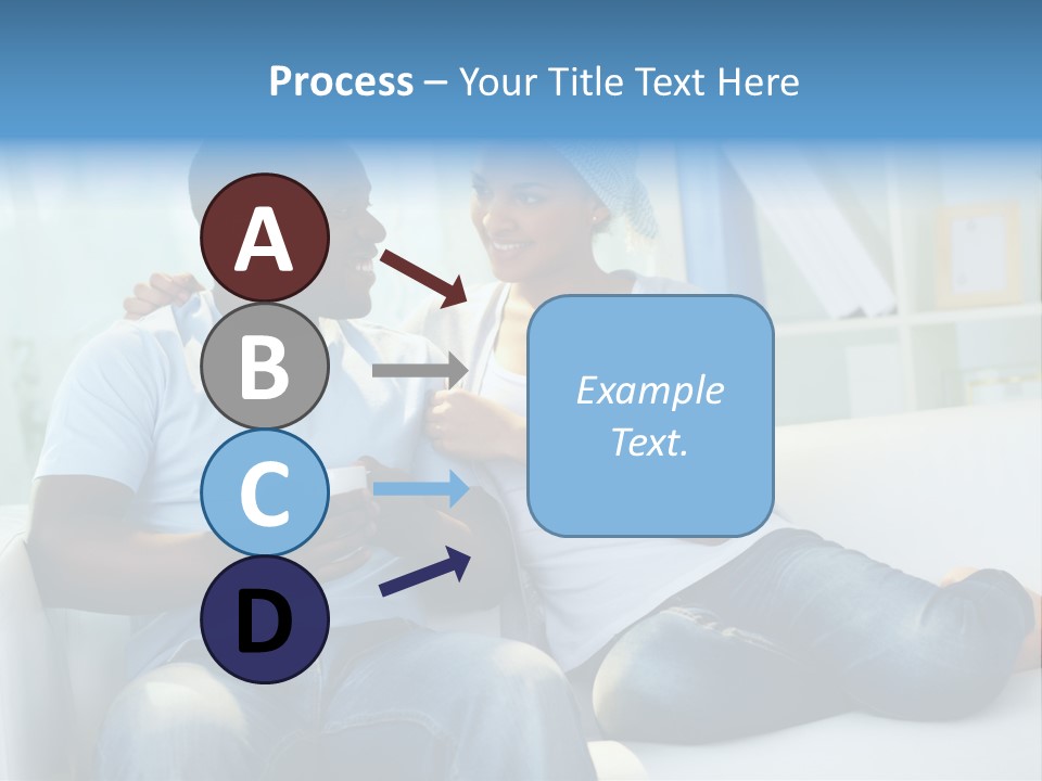 Couple Feminine Pretty PowerPoint Template