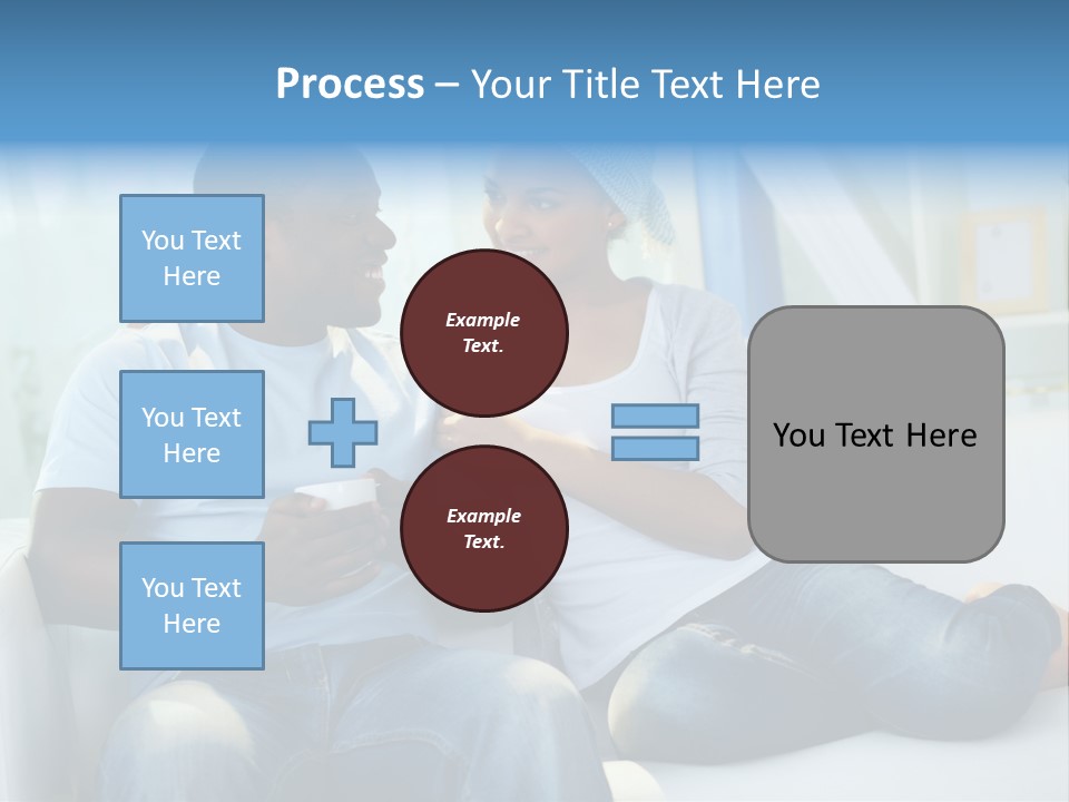 Couple Feminine Pretty PowerPoint Template