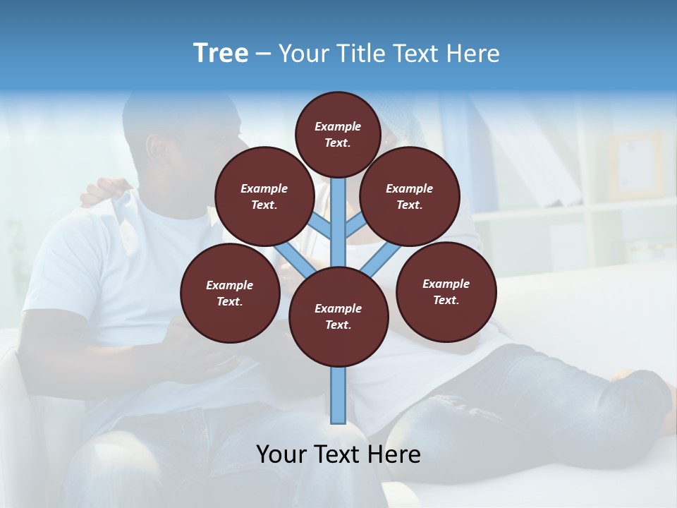 Couple Feminine Pretty PowerPoint Template