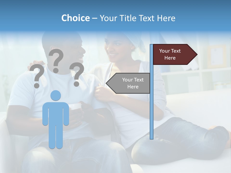 Couple Feminine Pretty PowerPoint Template