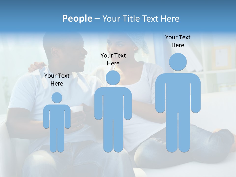 Couple Feminine Pretty PowerPoint Template