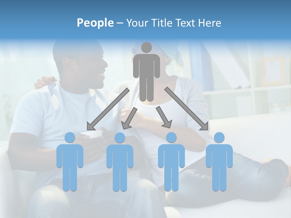 Couple Feminine Pretty PowerPoint Template