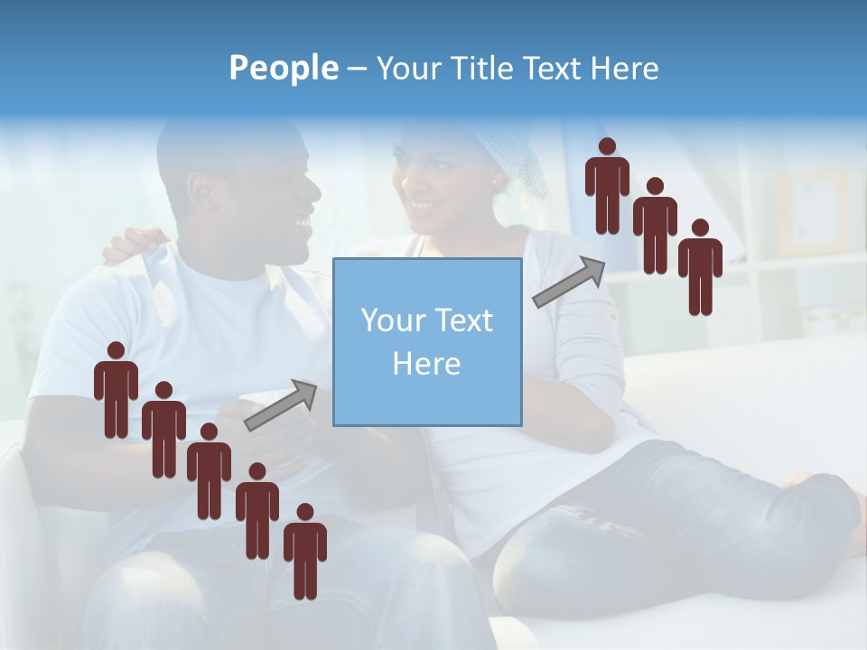 Couple Feminine Pretty PowerPoint Template