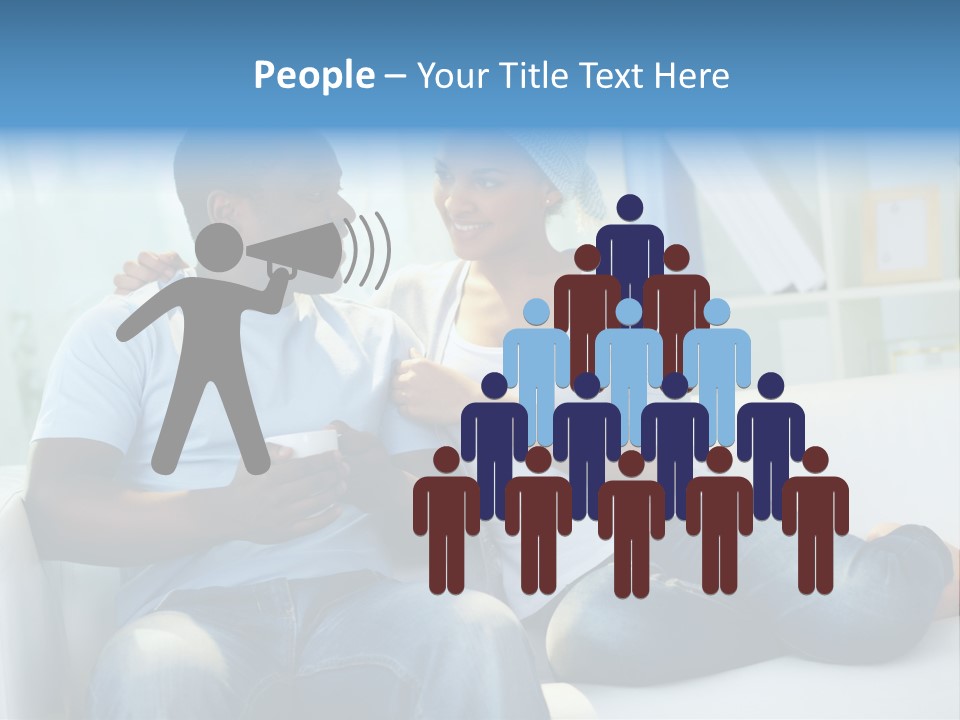 Couple Feminine Pretty PowerPoint Template