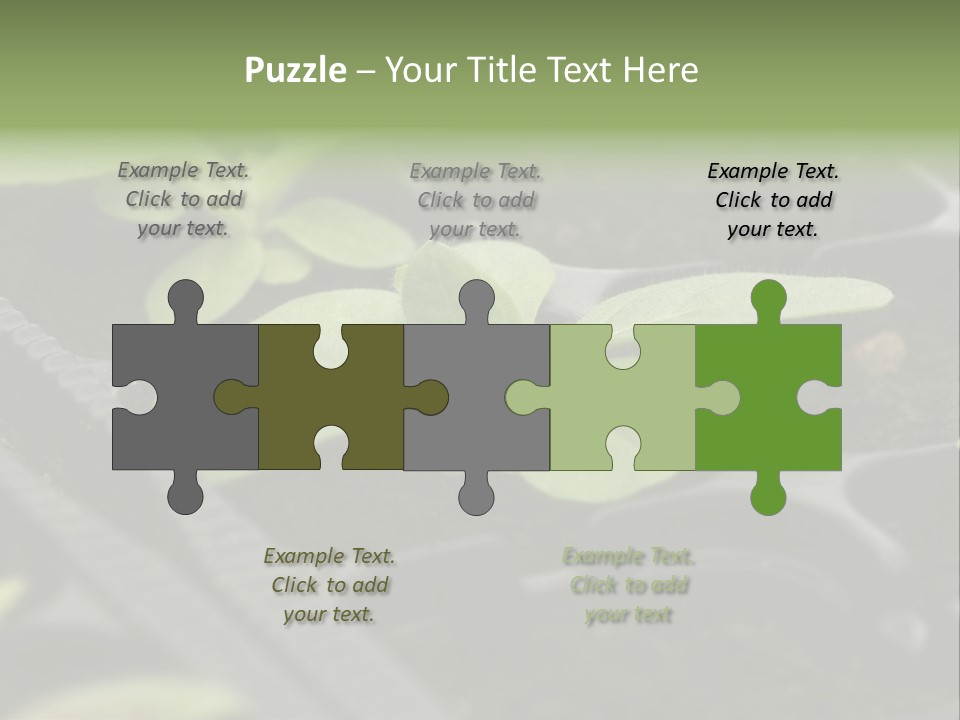 Agriculture Nursery Plant PowerPoint Template