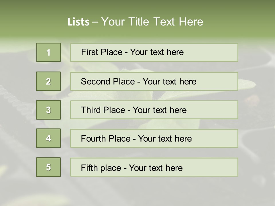Agriculture Nursery Plant PowerPoint Template