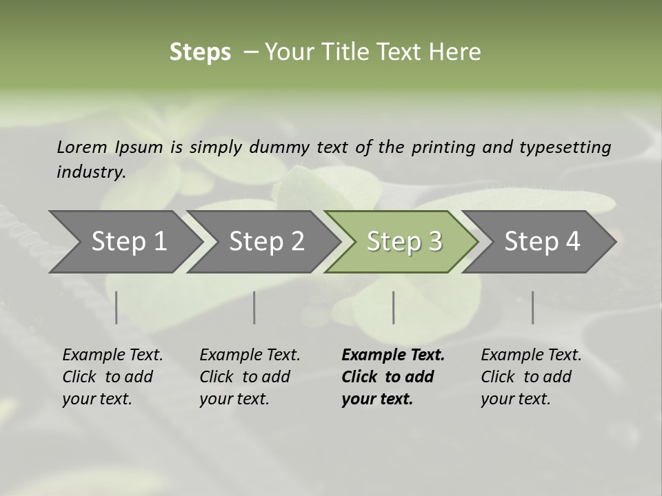 Agriculture Nursery Plant PowerPoint Template