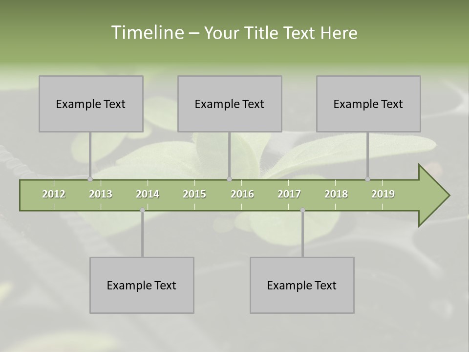 Agriculture Nursery Plant PowerPoint Template
