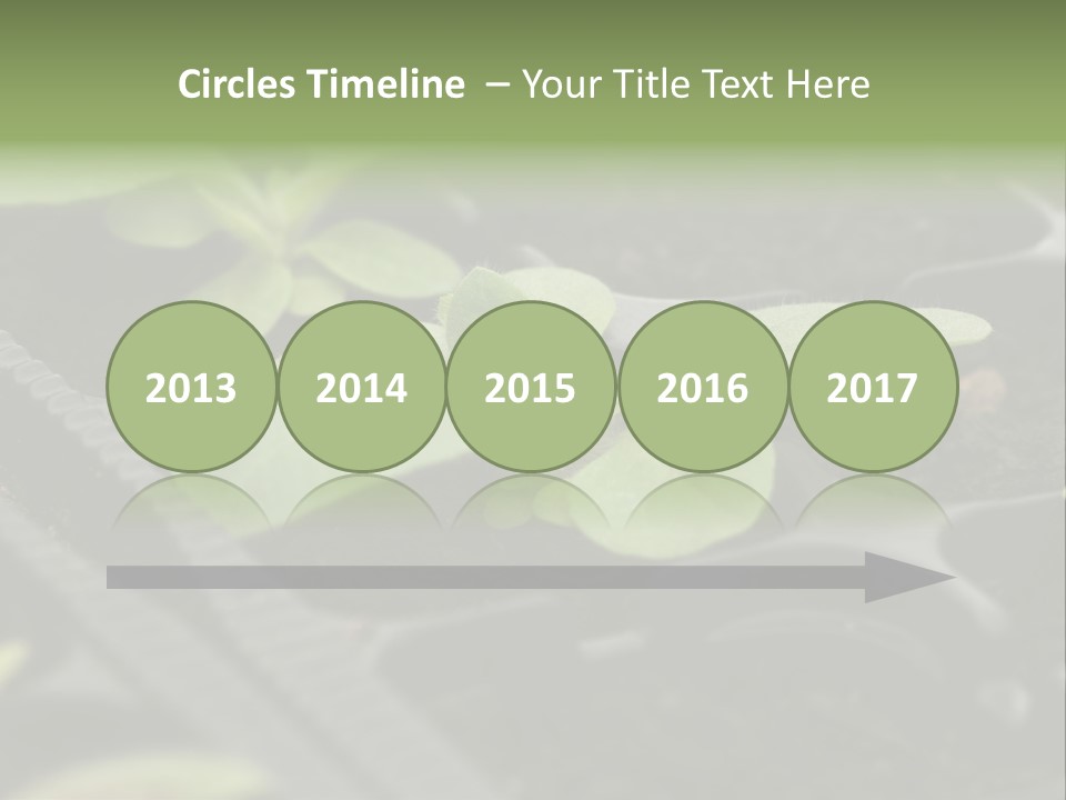 Agriculture Nursery Plant PowerPoint Template