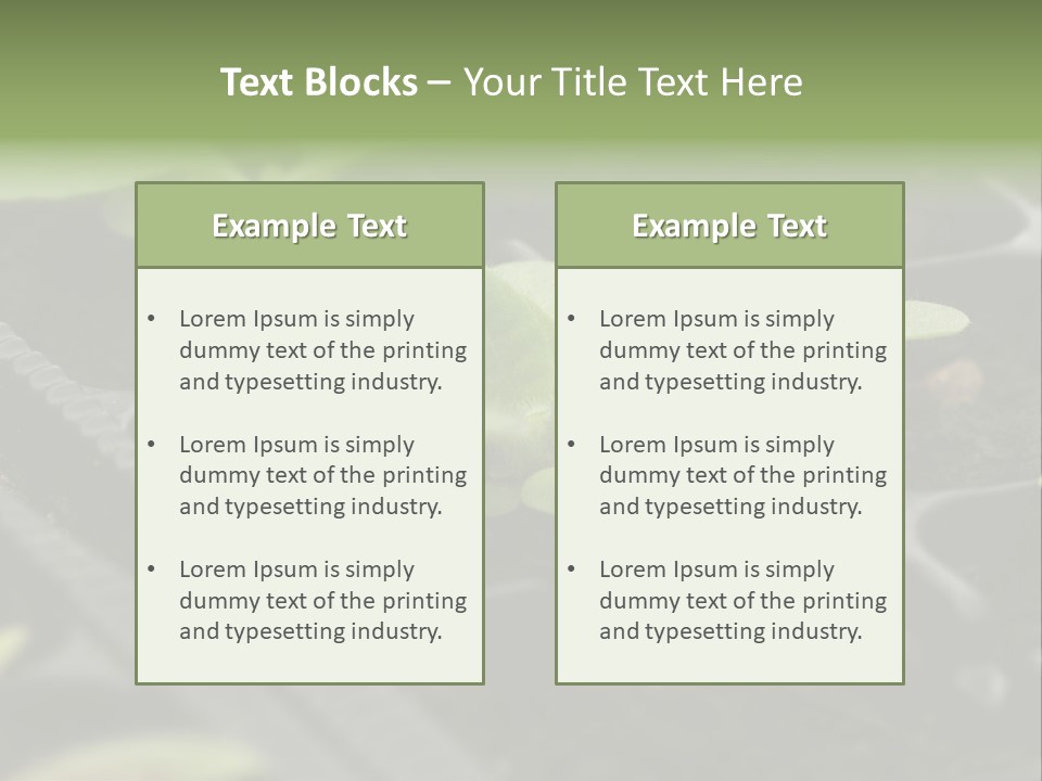 Agriculture Nursery Plant PowerPoint Template
