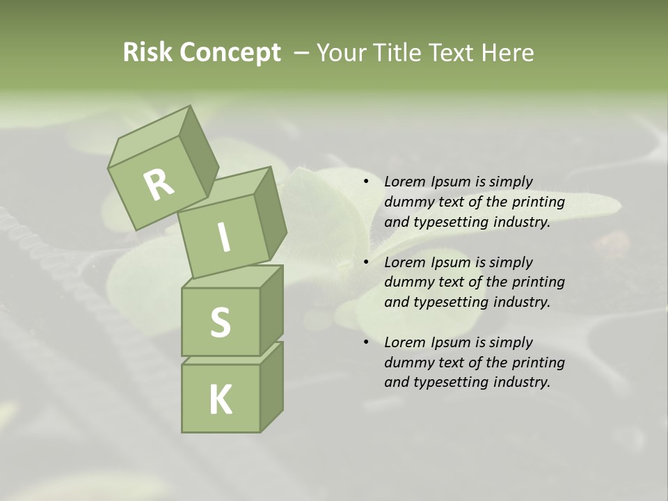 Agriculture Nursery Plant PowerPoint Template