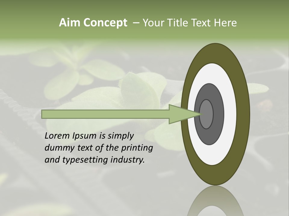 Agriculture Nursery Plant PowerPoint Template