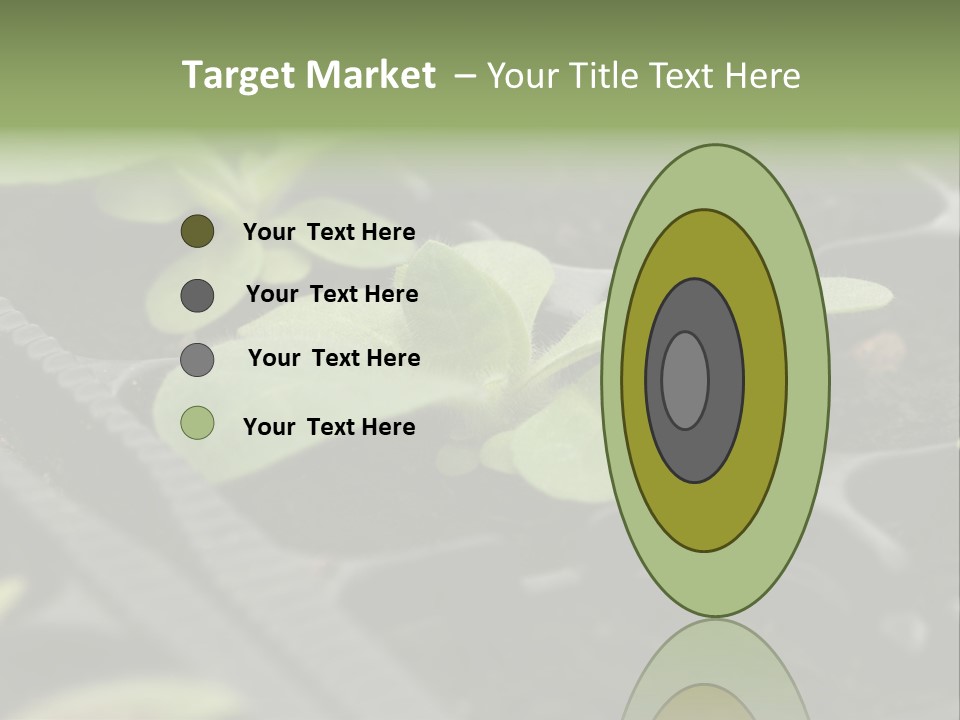Agriculture Nursery Plant PowerPoint Template