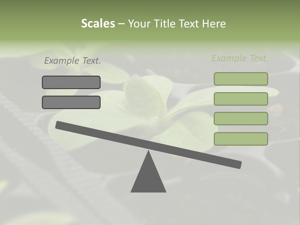 Agriculture Nursery Plant PowerPoint Template