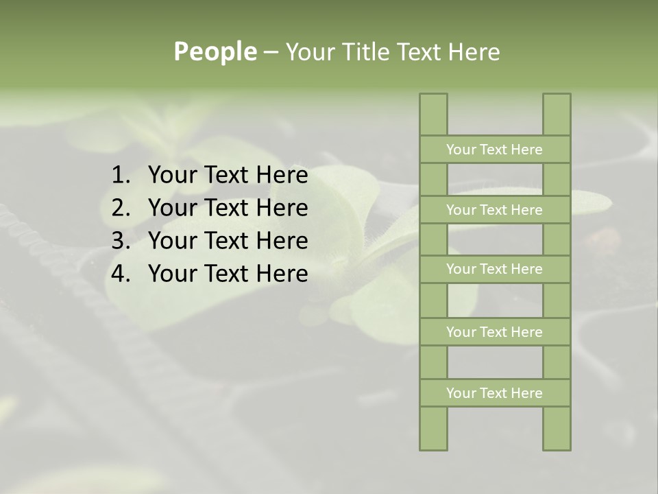 Agriculture Nursery Plant PowerPoint Template