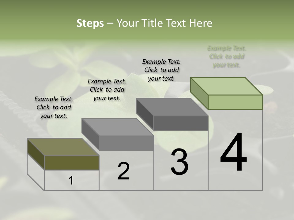 Agriculture Nursery Plant PowerPoint Template