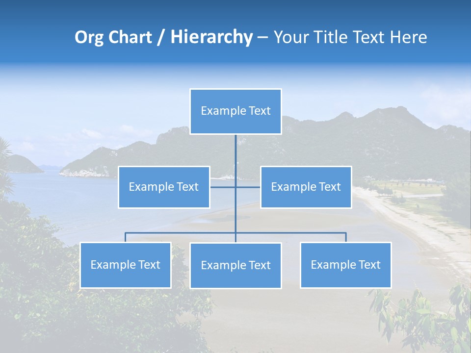 Beautiful Bay Sandy PowerPoint Template
