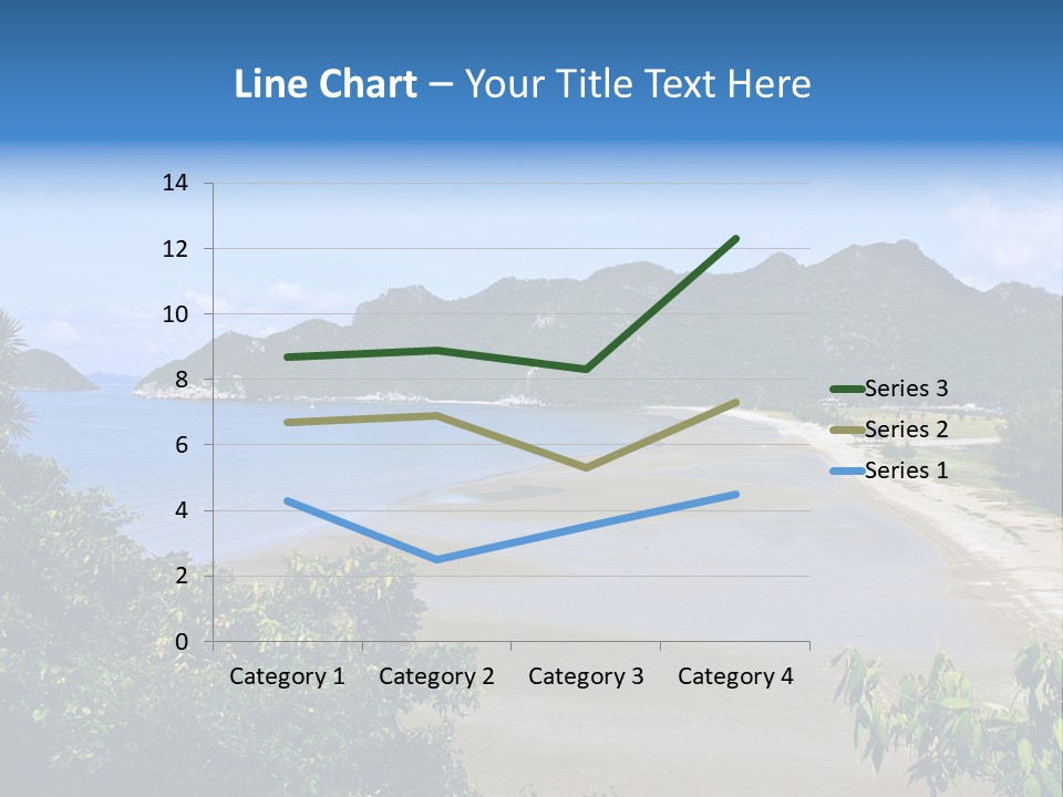 Beautiful Bay Sandy PowerPoint Template