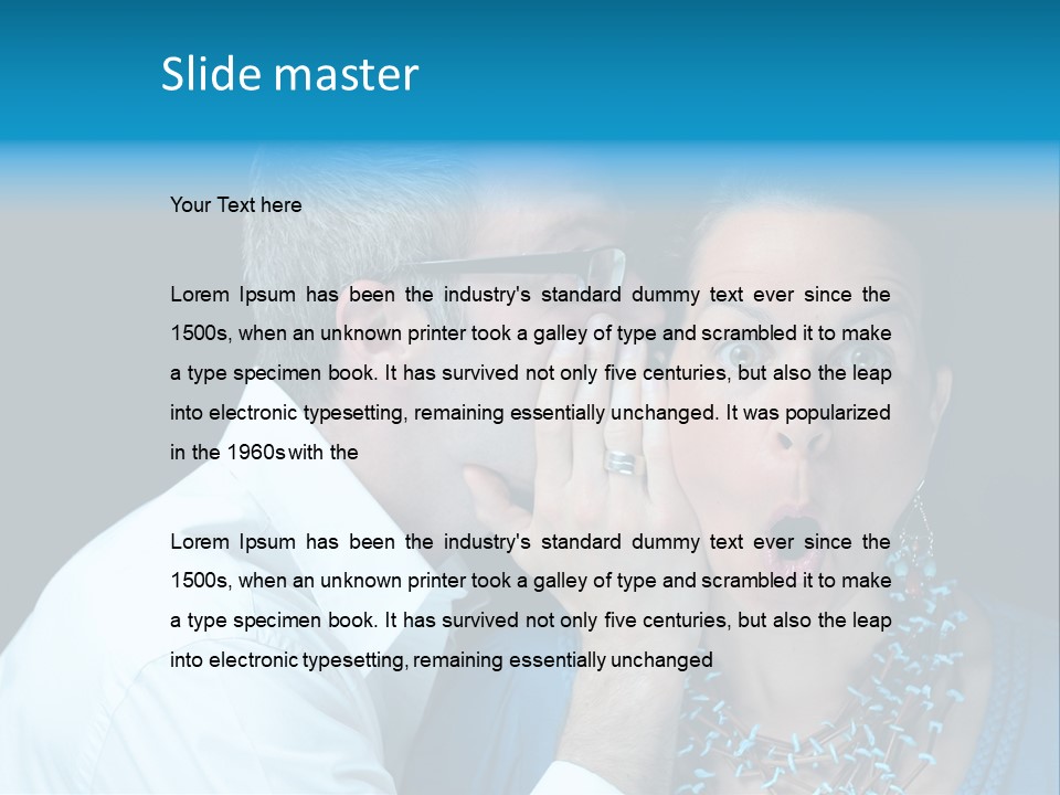 Juicy Woman Office PowerPoint Template