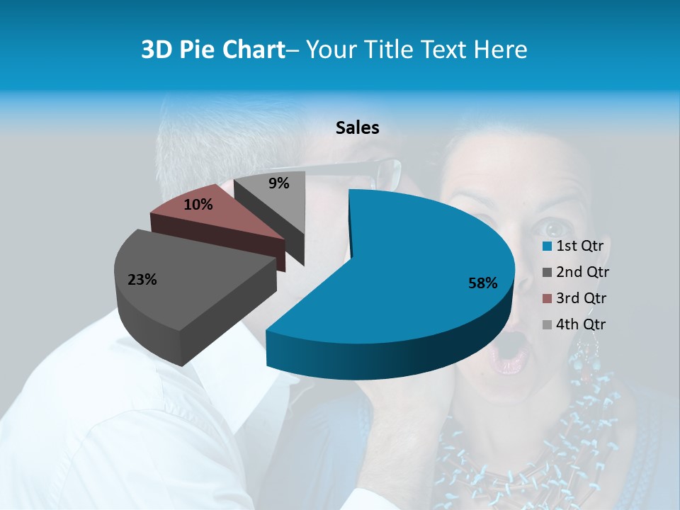 Juicy Woman Office PowerPoint Template