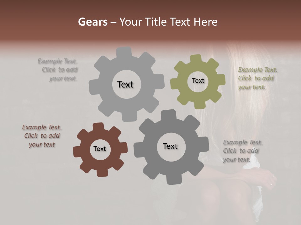 School Obedient Kid PowerPoint Template