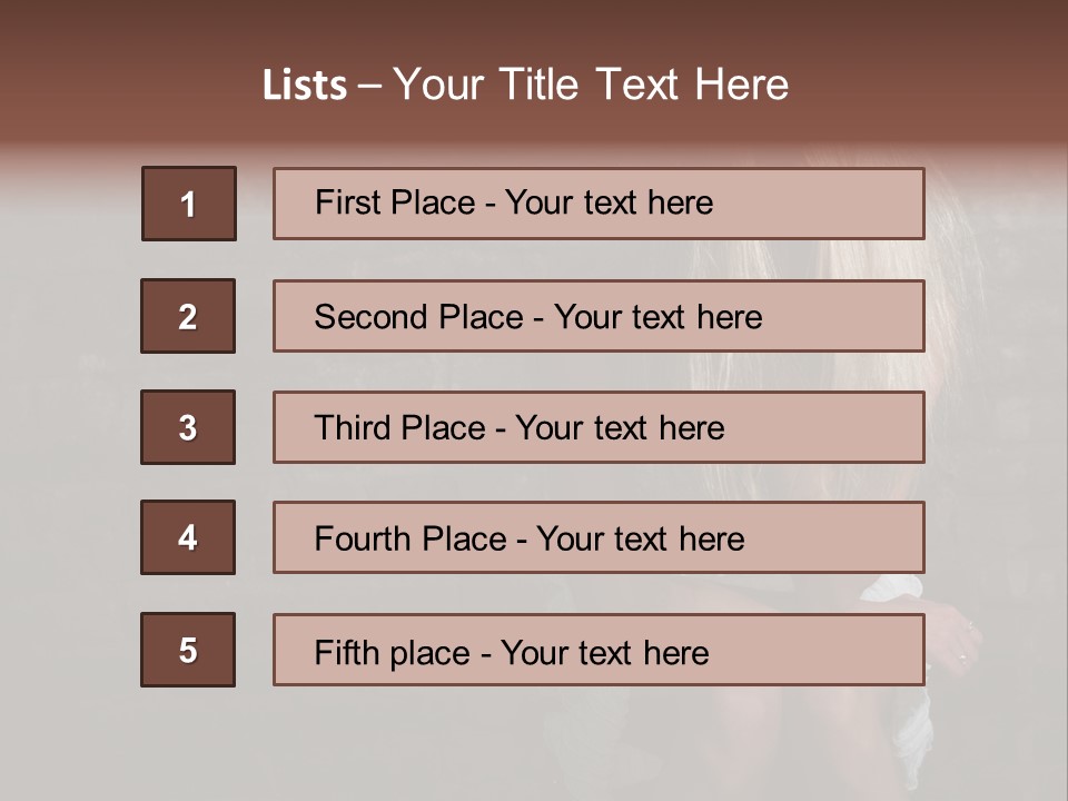 School Obedient Kid PowerPoint Template