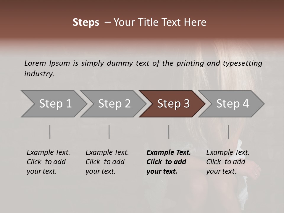 School Obedient Kid PowerPoint Template