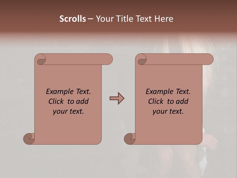 School Obedient Kid PowerPoint Template