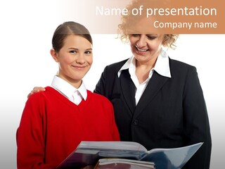 School Obedient Kid PowerPoint Template