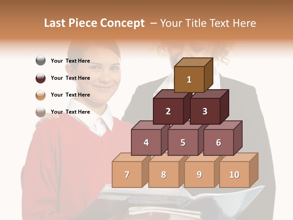 School Obedient Kid PowerPoint Template